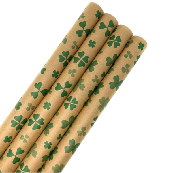 Shamrock Print Paper Table Cover