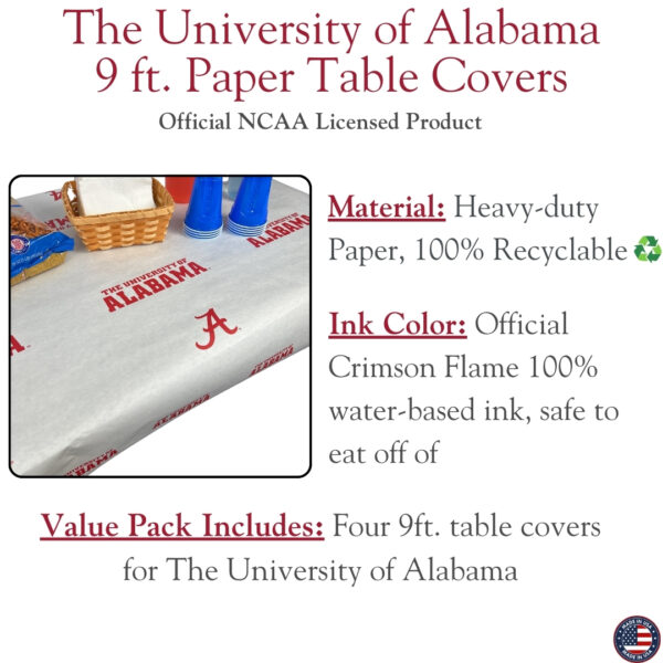 Collegiate Paper Table Covers