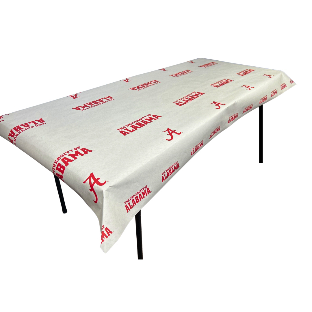 Alabama Collegiate Paper Table Covers