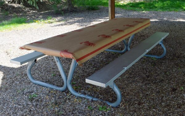 Crab print paper table covers